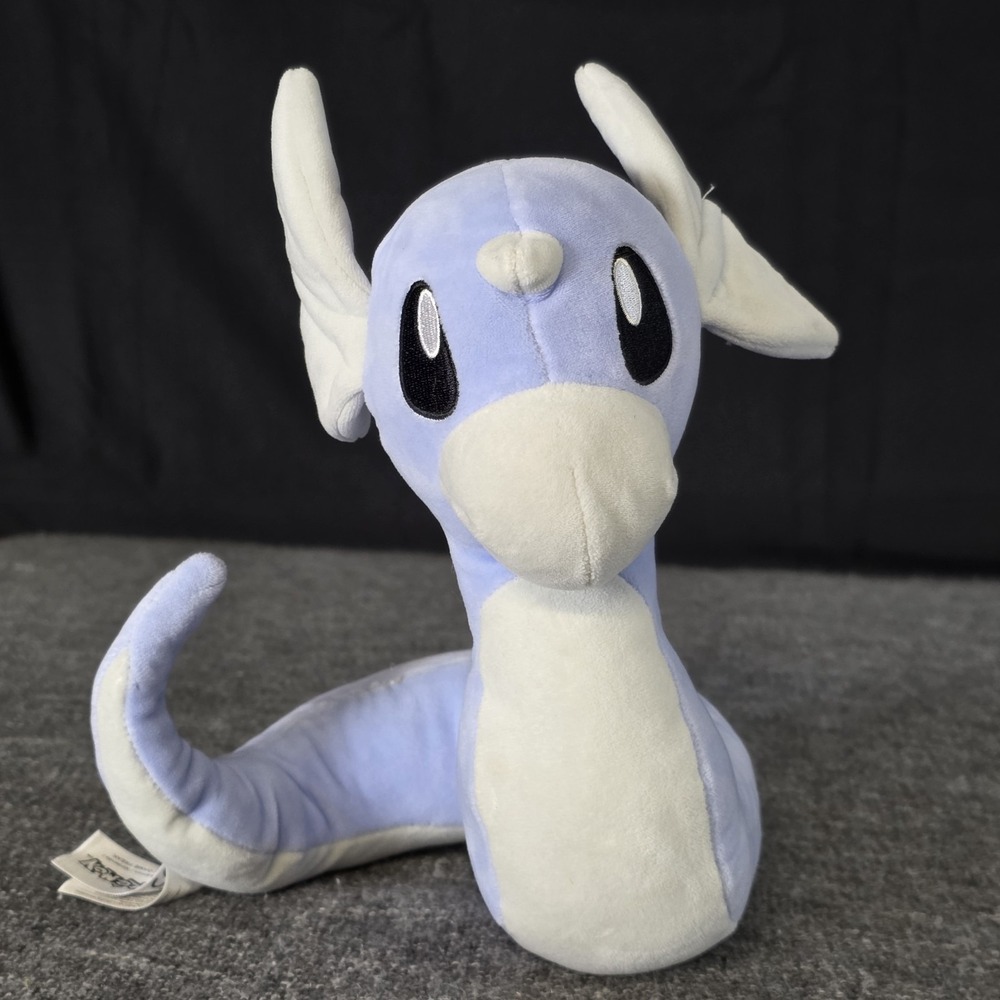 Pokemon Dratini Plush Stuffed Animal Toy Nintendo 2023 Blue Dragon 11 Inch
